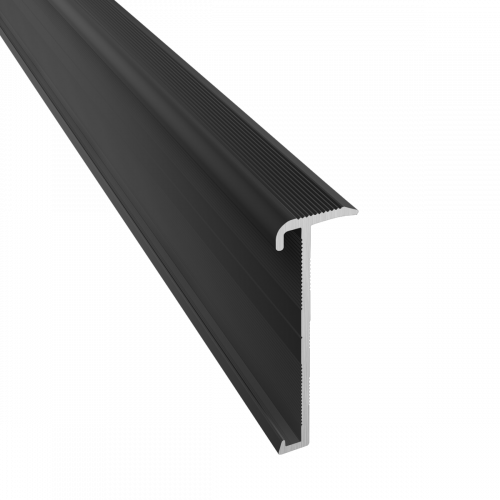 Küberit - Trapneusprofiel 845 Antracietgrijs mat F18 14x43mm t.b.v. 2-3mm PVC - 300cm