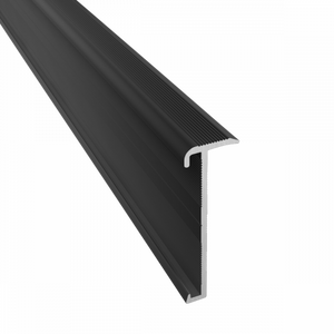 Küberit - Trapneusprofiel 845 Antracietgrijs mat F18 14x43mm t.b.v. 2-3mm PVC - 300cm
