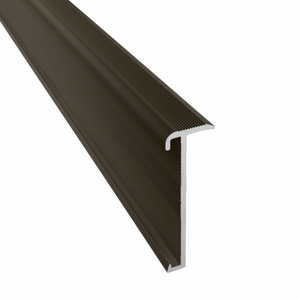 Küberit  - Trapneusprofiel 845 brons F6 14x43mm t.b.v. 2-3mm PVC - 300cm
