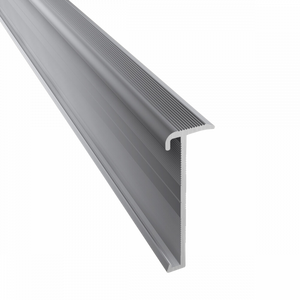 Küberit - Trapneusprofiel 845 Zilver F4 14x43mm t.b.v. 2-3mm PVC - 300cm