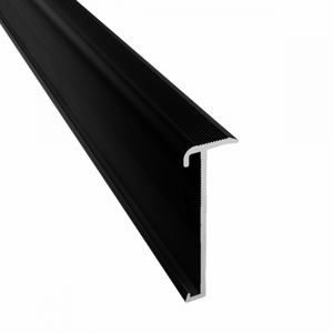 Küberit - Trapneusprofiel 845 Zwart mat F16 14x43mm t.b.v. 2-3mm PVC - 300cm