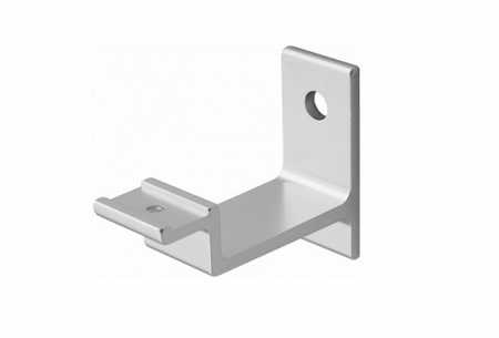 Leuninghouder vlak modern alu - beton/steen