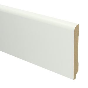 MDF Koloniale plint 120x15 wit voorgelakt RAL9010 - lengte 240cm