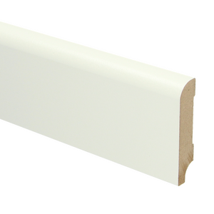 MDF Koloniale plint 70x15 wit voorgelakt RAL9010 - lengte 240cm