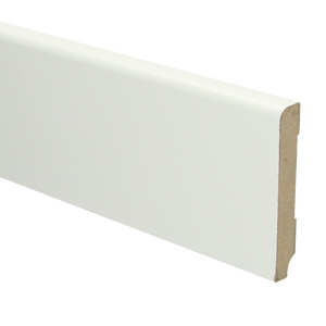MDF Koloniale plint 90x15 wit voorgelakt RAL9010 - lengte 240cm