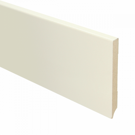 MDF Moderne plint 120x12 voorgelakt Katoen - lengte 240cm