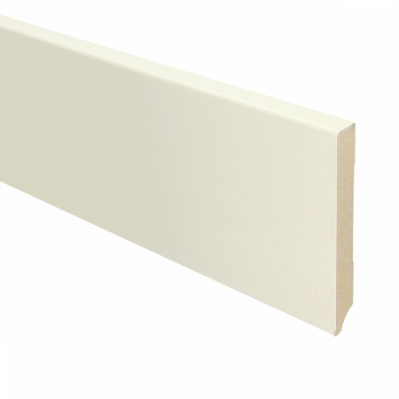 MDF Moderne plint 120x15 voorgelakt Katoen - lengte 240cm