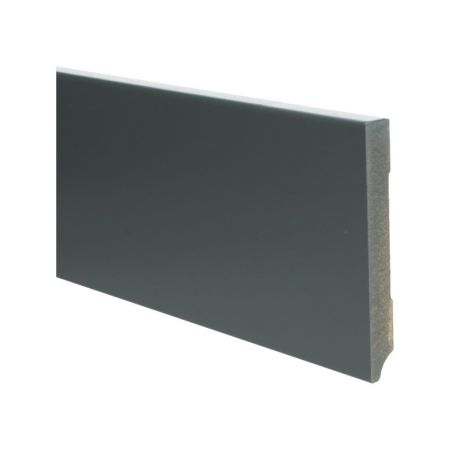 MDF Moderne plint 120x15 voorgelakt RAL7016 - lengte 240cm