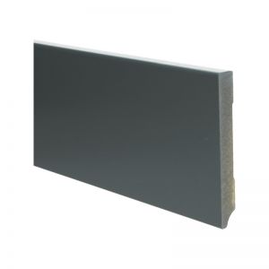 MDF Moderne plint 120x15 voorgelakt RAL7016 - lengte 240cm