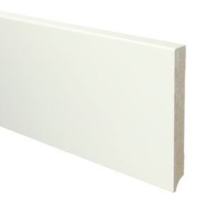 MDF Moderne plint 150x18 voorgelakt RAL9016 - lengte 240cm