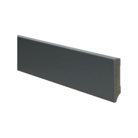 MDF Moderne plint 70x15 voorgelakt RAL7016 - lengte 240cm