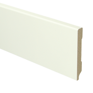 MDF Moderne plint 90x12 voorgelakt RAL9010 - lengte 240cm