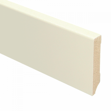 MDF Moderne plint 90x15 voorgelakt Katoen - lengte 240cm