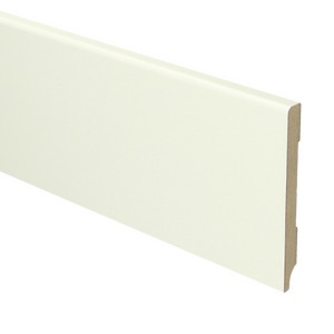 MDF Moderne plint 90x9 voorgelakt RAL9010 - lengte 240cm