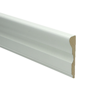 MDF Renaissance architraaf 88x18 wit voorgelakt RAL9010 - lengte 244cm - afbeelding 2