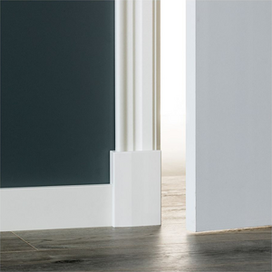 MDF Renaissance architraaf 88x18 wit voorgelakt RAL9010 - lengte 244cm - afbeelding 3