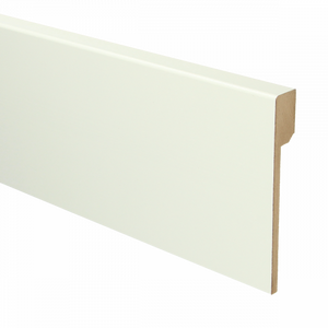 MDF Renovatieplint modern 120x18 voorgelakt RAL9010 - lengte 240cm