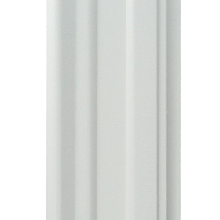 MDF Romantische architraaf 90x16 voogelakt RAL9010 - lengte 244cm - afbeelding 1
