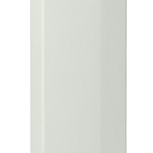 MDF Traditionele neut (aflopend) wit gegrond 105x28mm - lengte 50cm