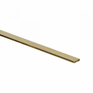 Messing bies ongepolijst 2,0 x 10 mm - 300cm (per stuk) - afbeelding 1