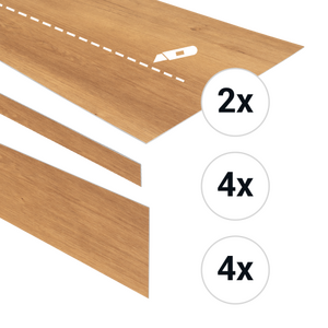 Otium at Home - PVC traptreden set voor 4 treden Jade (PVC) - afbeelding 1