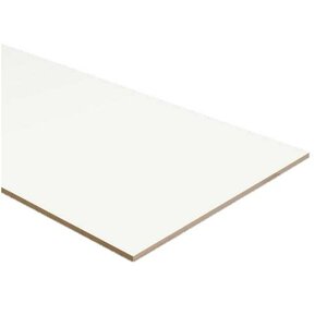 PPC - Dubbel Stootbord folie - kleur RAL9003 / RAL9016 - 138 cm x 40 cm - afbeelding 2