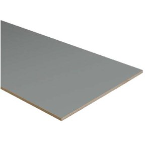 PPC - Dubbel Stootbord folie - kleur RAL9005 / RAL7042 - 160 cm x 40 cm - afbeelding 2