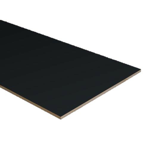 PPC - Dubbel Stootbord folie - kleur RAL9005 / RAL7042 - 92 cm x 40 cm