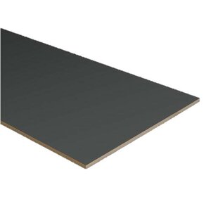 PPC - Dubbel Stootbord folie - kleur RAL9010 / RAL7043 - 160 cm x 40 cm - afbeelding 2