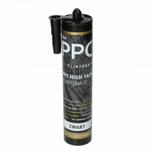 PPC High Tack Plintenkit - zwart RAL9005 290 ml