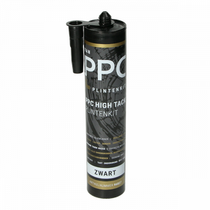 PPC High Tack Plintenkit zwart RAL9005 - 290 ml