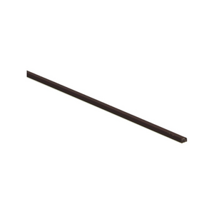 PVC Bies 2,0 x 2,8 mm x 100 cm - bruin (per stuk)