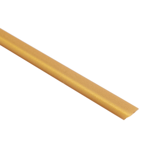PVC Bies 2,3 x 10 mm x 100 cm - goud (per stuk)