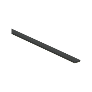 PVC Bies 2,3 x 10 mm x 100 cm - Voegstrip zwart (per stuk)