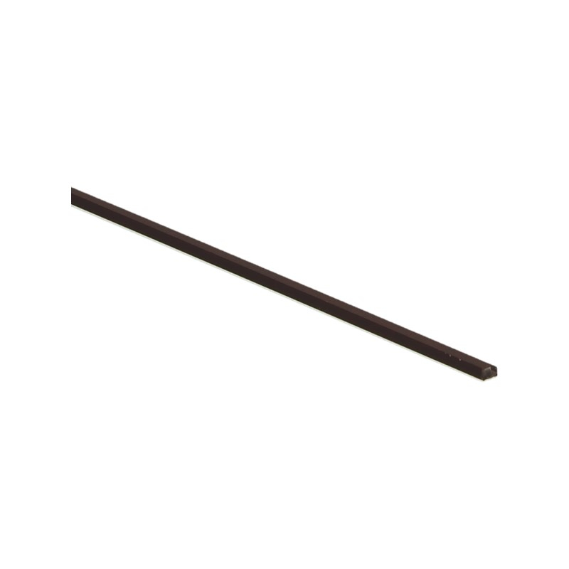 PVC Bies 2,3 x 3,5 mm x 100 cm - bruin (100 stuks)