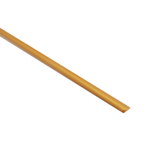PVC Bies 2,3 x 3,5 mm x 100 cm goud - 100cm (per stuk)