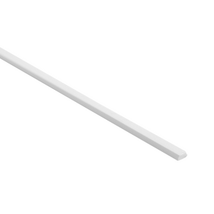 PVC Bies 2,3 x 3,5 mm x 100 cm - Voegstrip wit (100 stuks) - afbeelding 1
