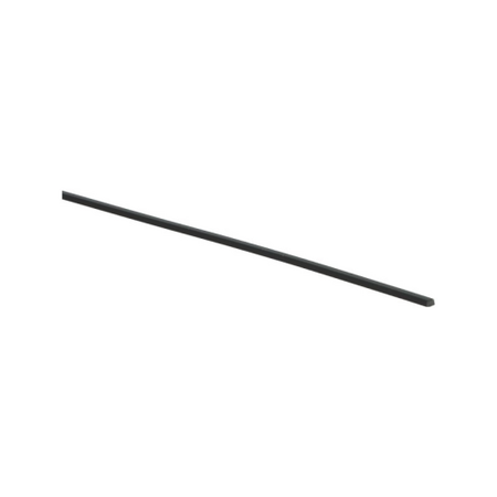 PVC Bies 2,3 x 3,5 mm x 100 cm - zwart (per stuk)