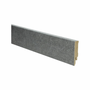 Rechte folieplint 70x14 beton donkergrijs - afbeelding 1