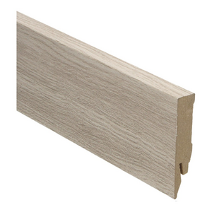 Rechte folieplint 70x14 zachte eik wit getint - afbeelding 1