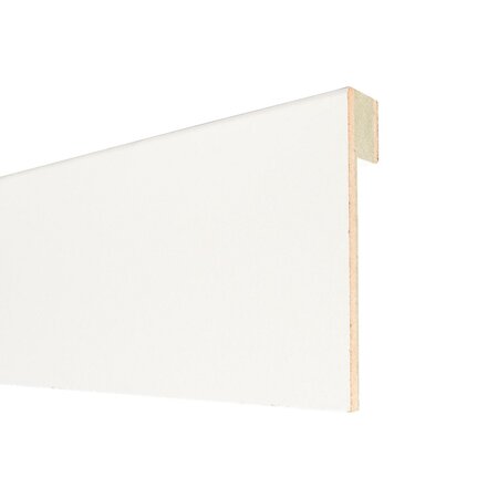 Renovatieplint RAL9010 Voorgelakt 90x18mm - lengte 244cm