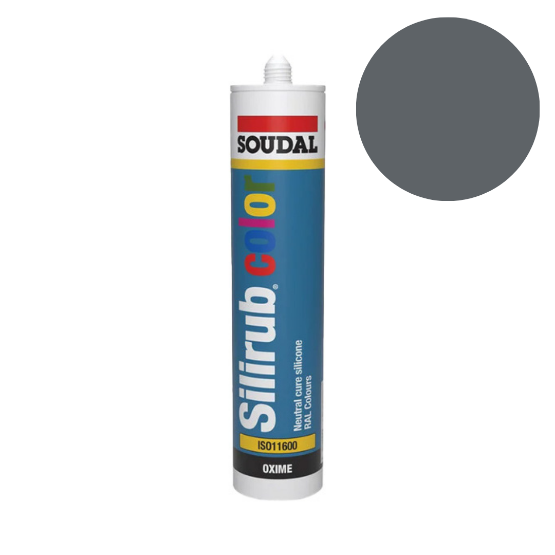 Soudal - Siliconenkit RAL7011 ijzergrijs 300 ml