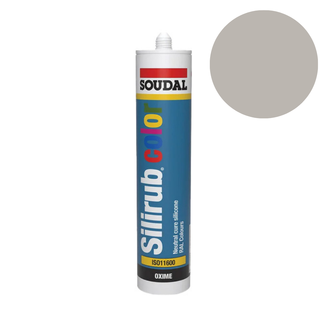 Soudal - Siliconenkit RAL7044 zijdegrijs 300 ml