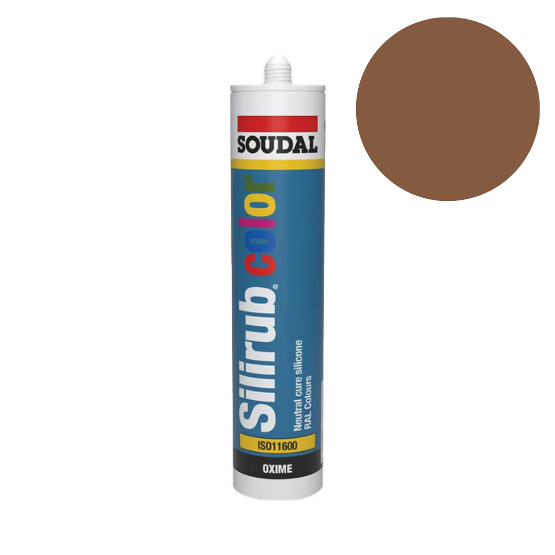 Soudal - Siliconenkit RAL8003 kleibruin 300 ml