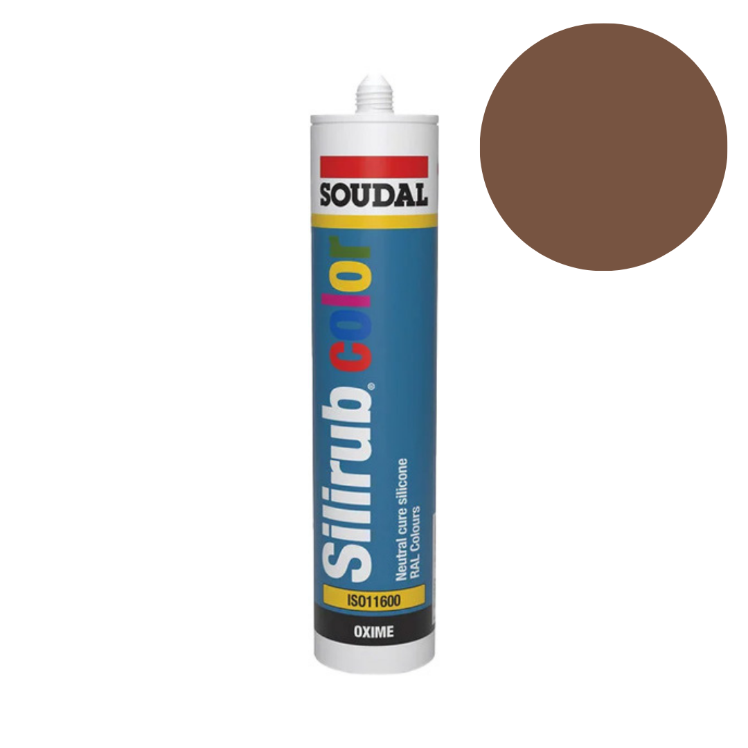 Soudal - Siliconenkit RAL8007 reebruin 300 ml