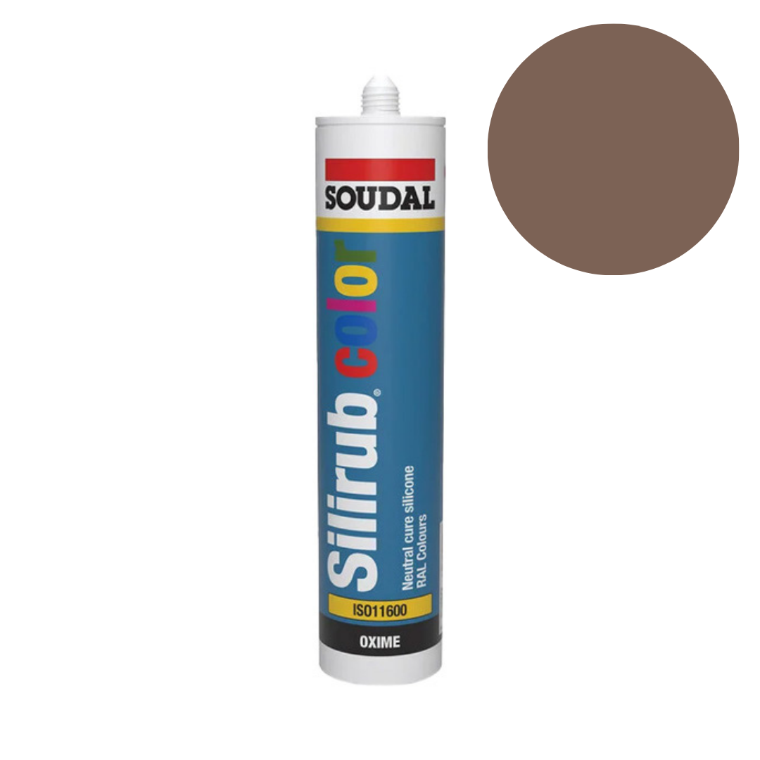 Soudal - Siliconenkit RAL8025 bleekbruin 300 ml