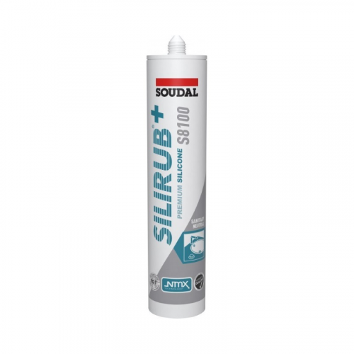 Soudal - Siliconenkit Transparant grijs/trijs 300 ml