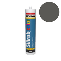 Soudal - Silirub Color Siliconenkit RAL 7022 - 300 ml