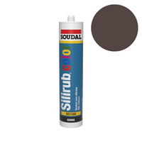 Soudal - Silirub Color Siliconenkit RAL 8017 - 300 ml