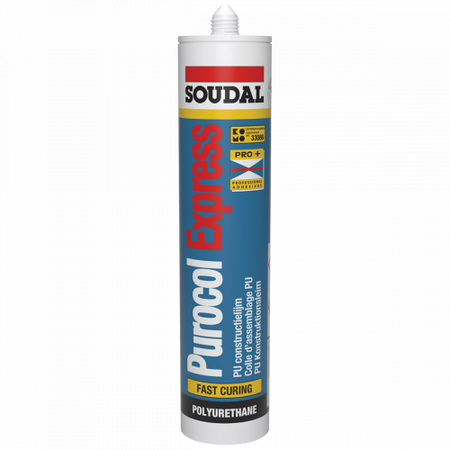 Soudal - Traptredenmontagekit Purocol Express Transparant - 310ml